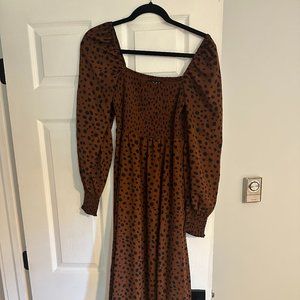 Maxi cheetah dress